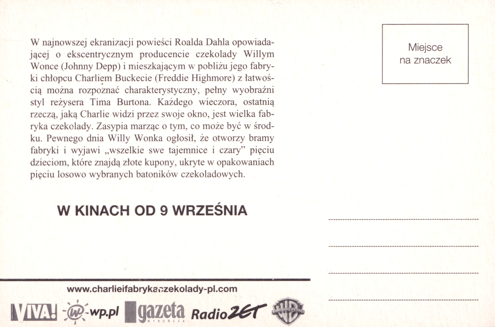 Ulotka filmu ''