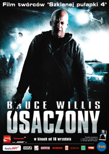 Przód ulotki filmu 'Osaczony'