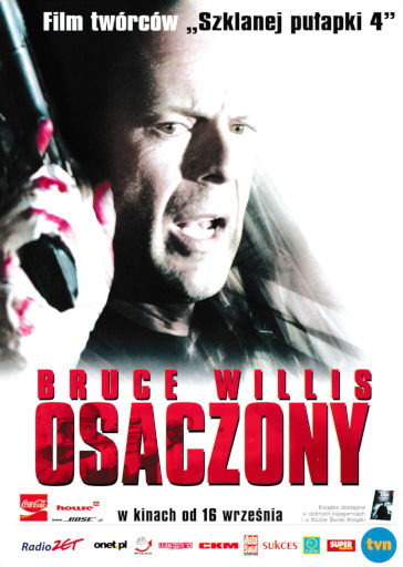 Przód ulotki filmu 'Osaczony'
