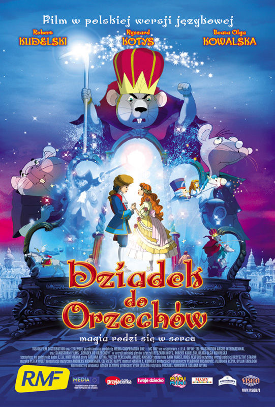 Polski plakat filmu 'Dziadek Do Orzechów'