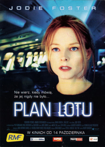 Przód ulotki filmu 'Plan Lotu'