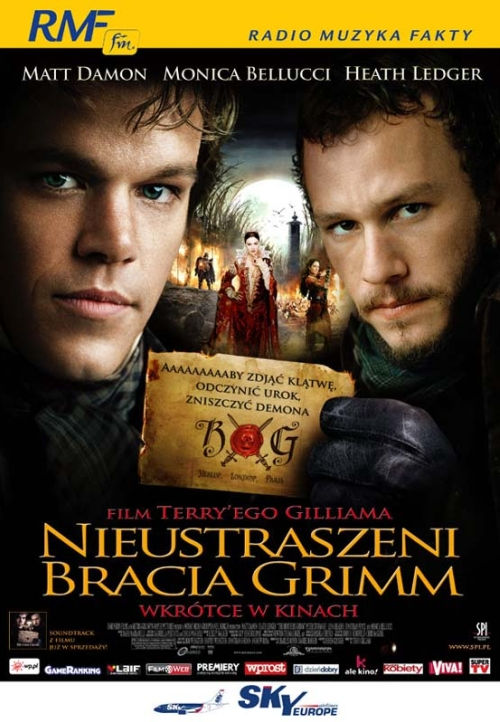 Polski plakat filmu 'Nieustraszeni Bracia Grimm'
