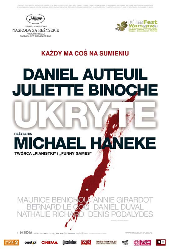 Polski plakat filmu 'Ukryte'