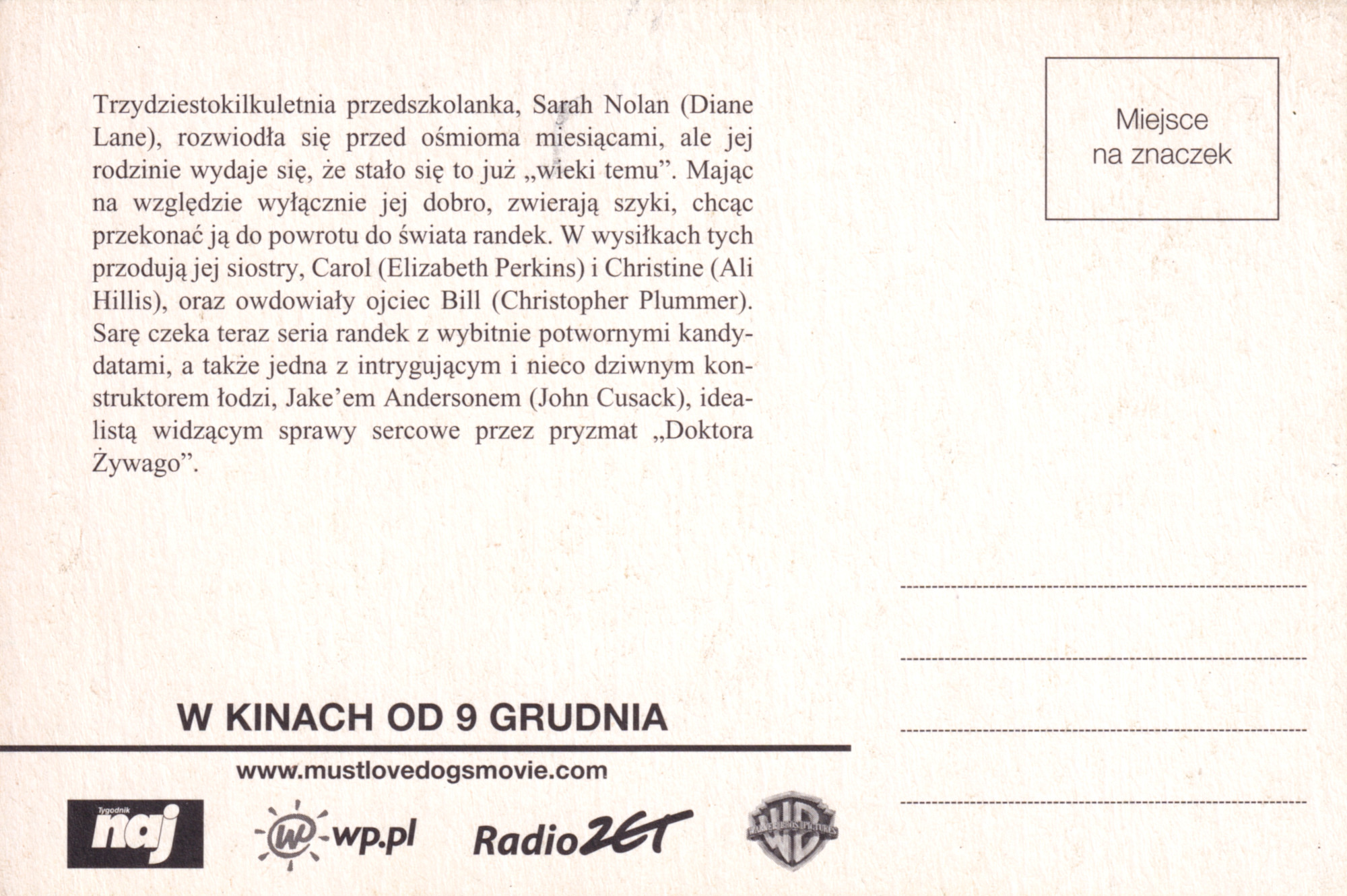 Ulotka filmu ''