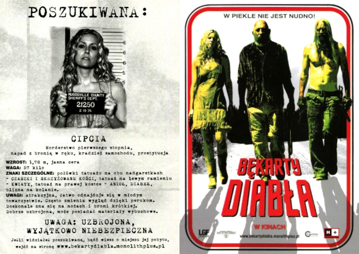 Przód ulotki filmu 'Bękarty Diabła'
