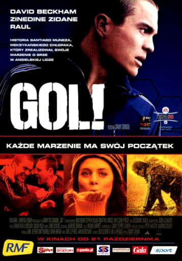 Przód ulotki filmu 'Gol!'