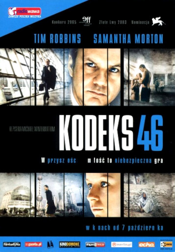 Przód ulotki filmu 'Kodeks 46'