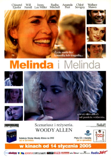 Przód ulotki filmu 'Melinda i Melinda'