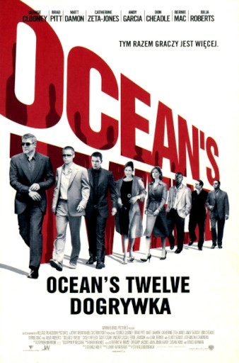 Przód ulotki filmu 'Ocean's Twelve: Dogrywka'