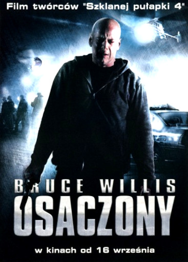Przód ulotki filmu 'Osaczony'