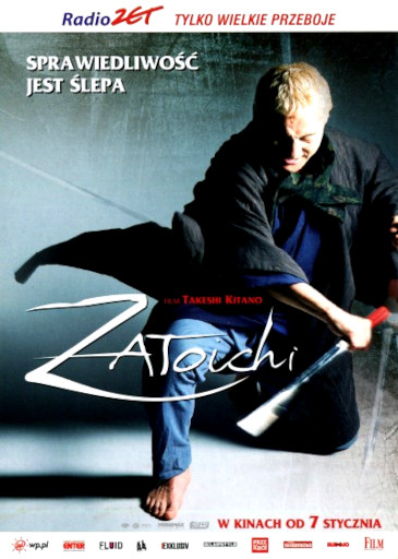 Przód ulotki filmu 'Zatoichi'