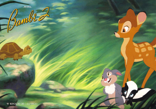 Przód ulotki filmu 'Bambi 2'