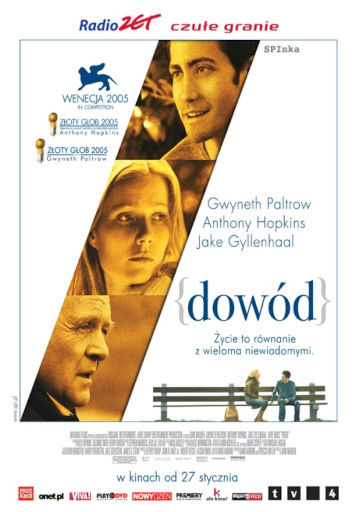 Polski plakat filmu 'Dowód'