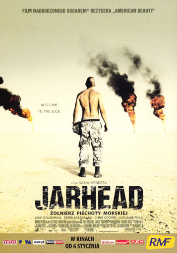 Przód ulotki filmu 'Jarhead: Żołnierz Piechoty Morskiej'