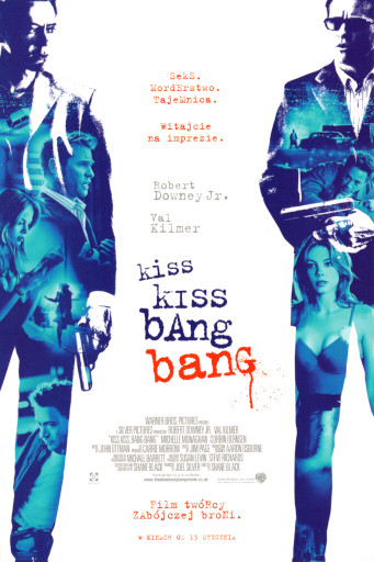 Przód ulotki filmu 'Kiss Kiss Bang Bang'