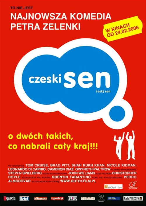 Polski plakat filmu 'Czeski Sen'
