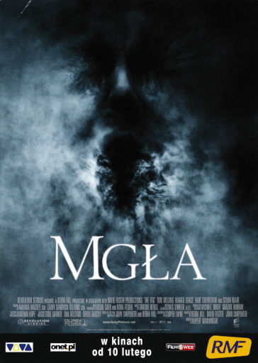 Przód ulotki filmu 'Mgła'
