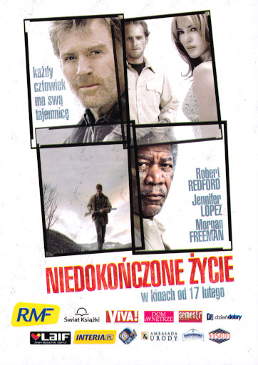 Przód ulotki filmu 'Niedokończone Życie'