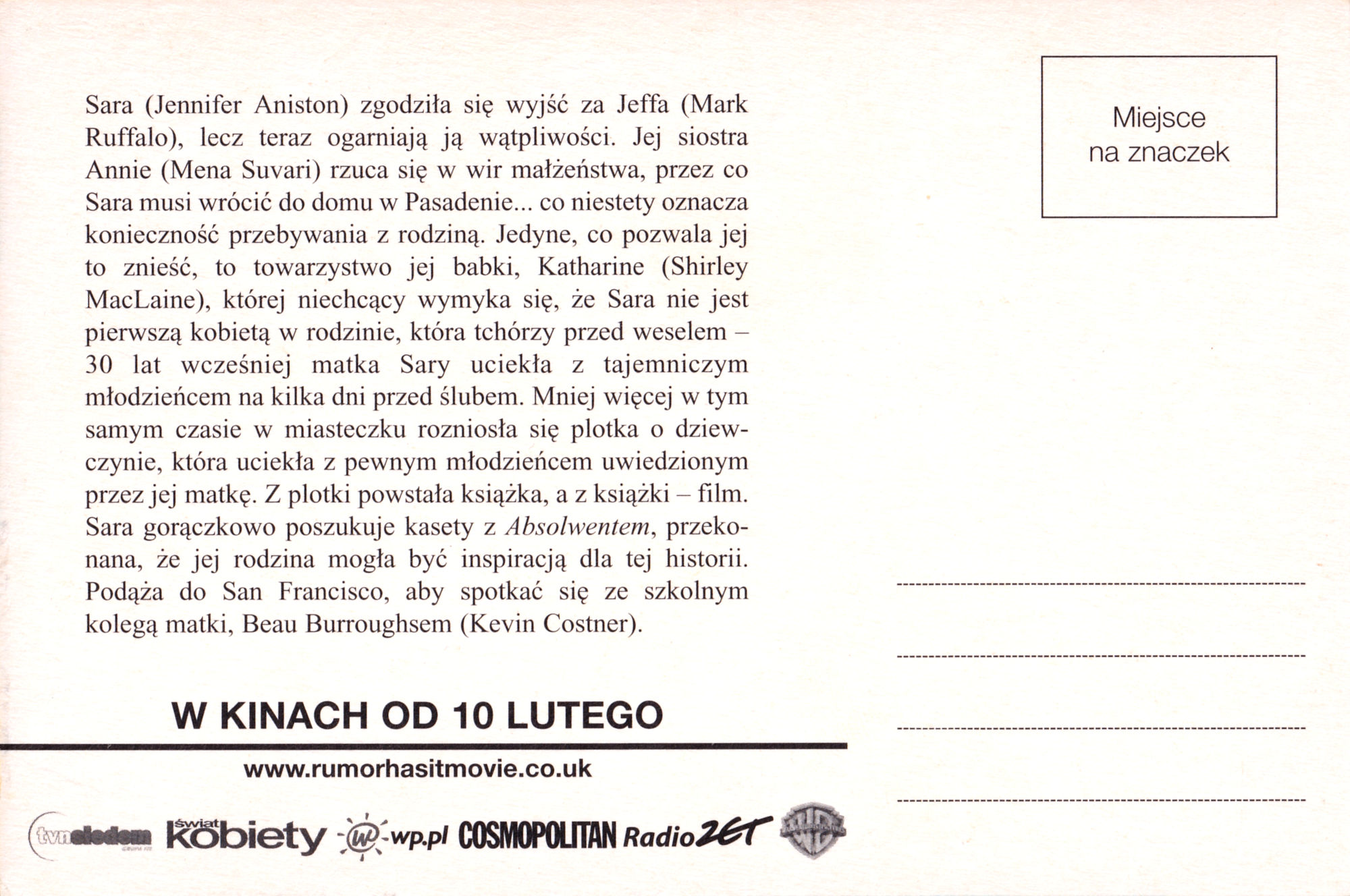 Ulotka filmu ''