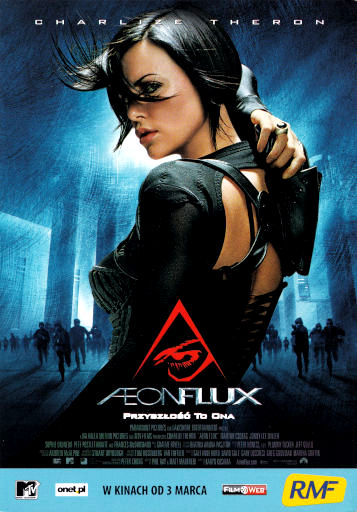 Przód ulotki filmu 'Æon Flux'