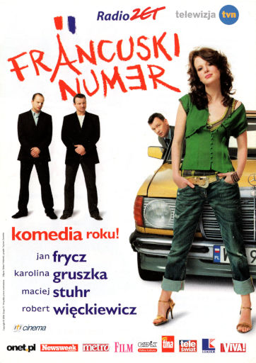 Przód ulotki filmu 'Francuski Numer'
