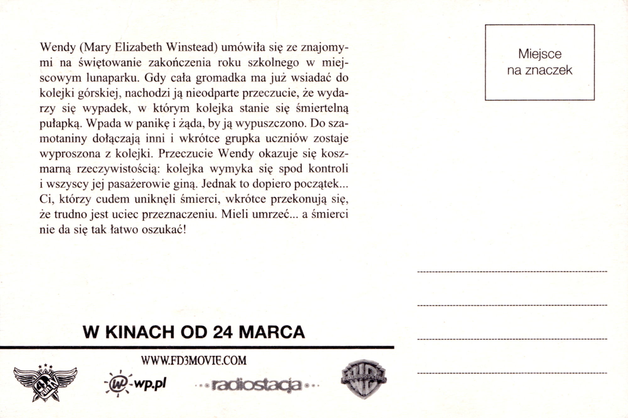 Ulotka filmu ''