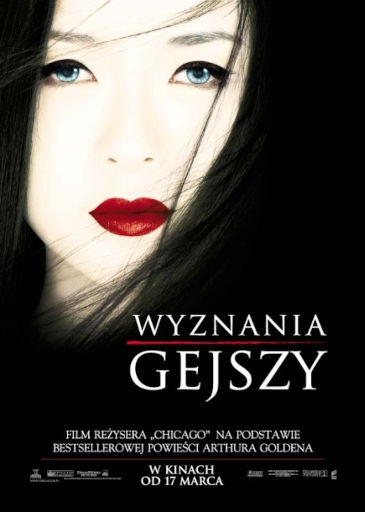 Polski plakat filmu 'Wyznania Gejszy'