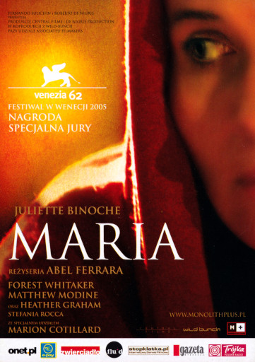 Przód ulotki filmu 'Maria'