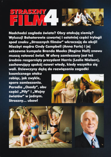 Tył ulotki filmu 'Straszny Film 4'