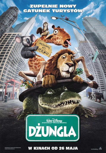 Polski plakat filmu 'Dżungla'