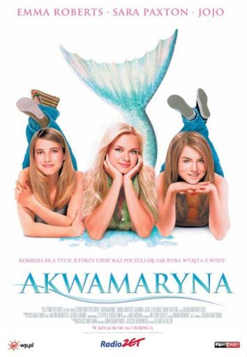 Polski plakat filmu 'Akwamaryna'
