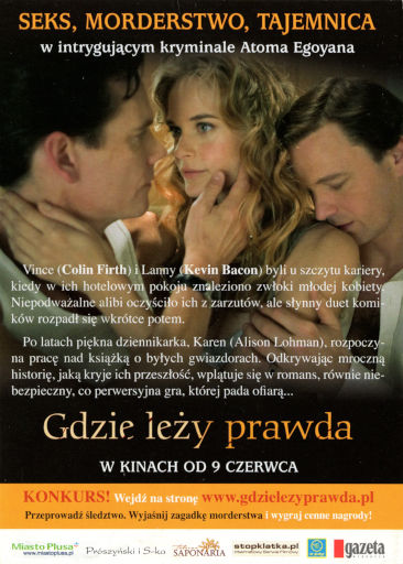 Tył ulotki filmu 'Gdzie Leży Prawda'