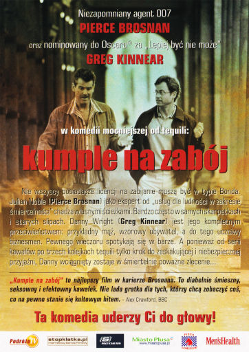 Tył ulotki filmu 'Kumple Na Zabój'