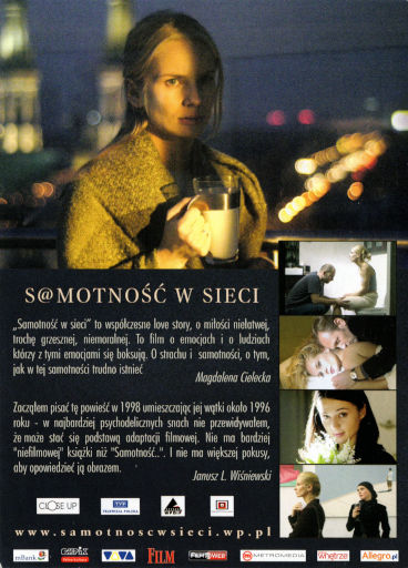 Tył ulotki filmu 'S@motność W Sieci'