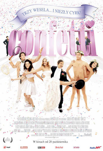 Polski plakat filmu 'Confetti'