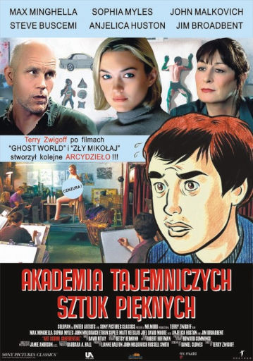 Przód ulotki filmu 'Akademia Tajemniczych Sztuk Pięknych'