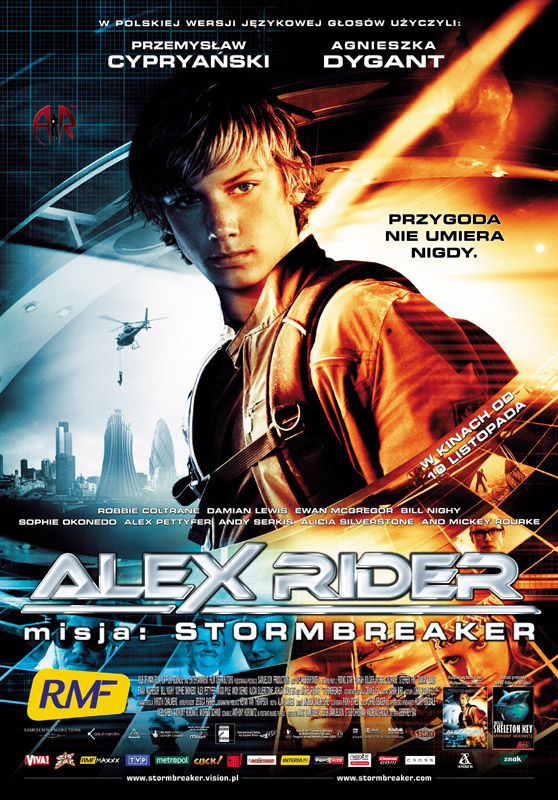 Polski plakat filmu 'Alex Rider: Misja Stormbreaker'
