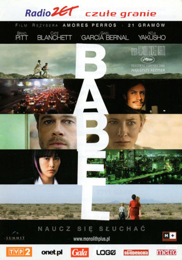 Polski plakat filmu 'Babel'