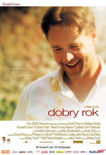 Polski plakat filmu 'Dobry Rok'