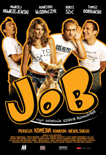 Polski plakat filmu 'Job, Czyli Ostatnia Szara Komórka'