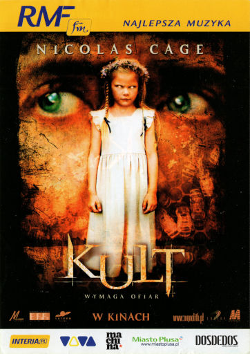 Przód ulotki filmu 'Kult'