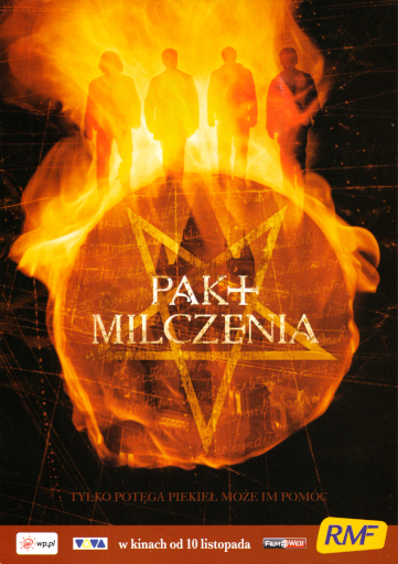 Przód ulotki filmu 'Pakt Milczenia'
