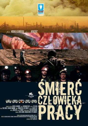 Polski plakat filmu 'Śmierć Człowieka Pracy'