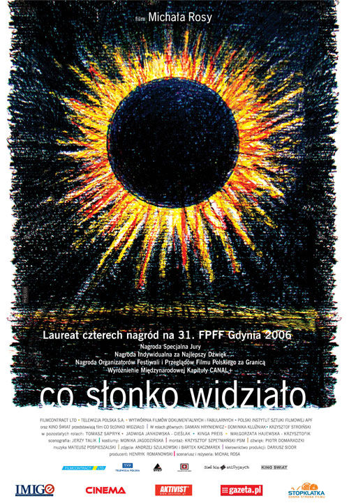 Polski plakat filmu 'Co Słonko Widziało'