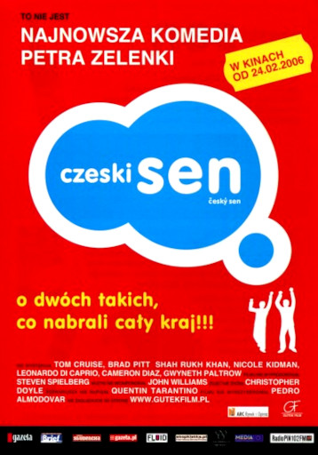 Przód ulotki filmu 'Czeski Sen'