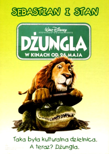 Przód ulotki filmu 'Dżungla'