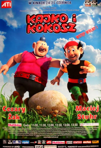 Przód ulotki filmu 'Kajko i Kokosz'