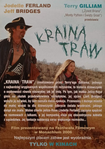 Tył ulotki filmu 'Kraina Traw'