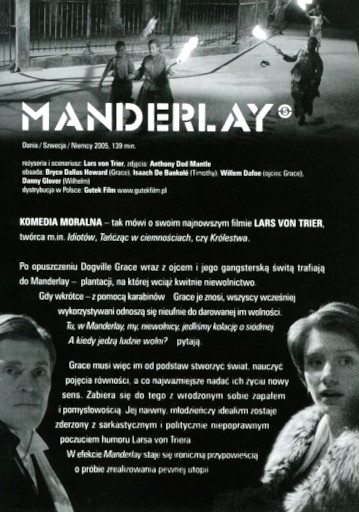 Tył ulotki filmu 'Manderlay'