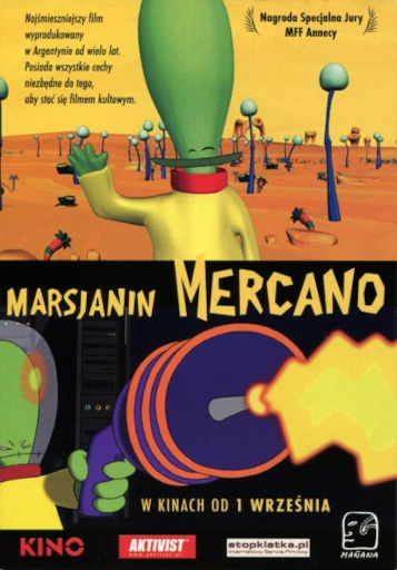 Przód ulotki filmu 'Marsjanin Mercano'